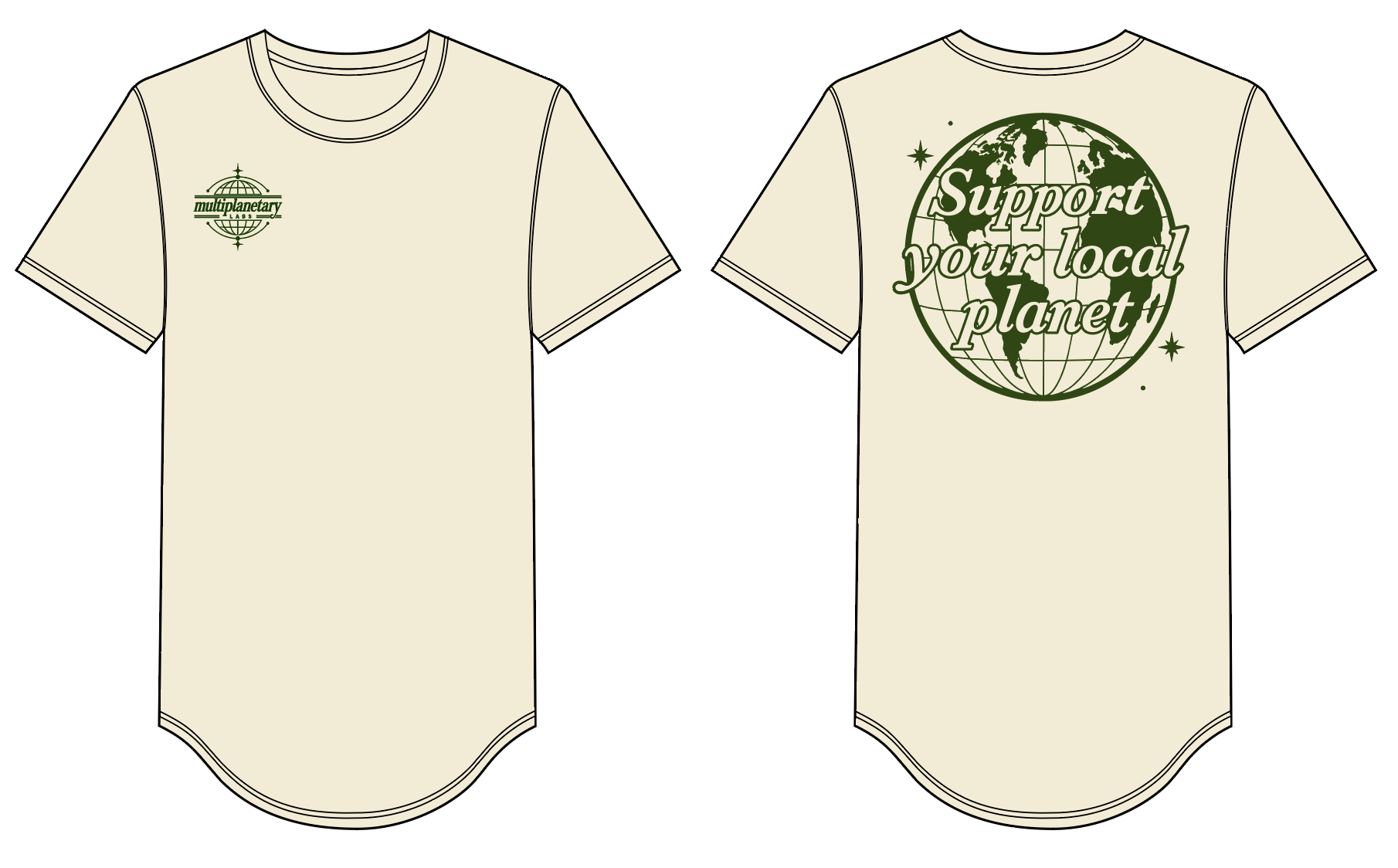 Support Your Local Planet T-Shirt
